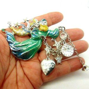 Kirks Folly Millennium Sandman Pin Brooch 2000 Uber Rare BeadRage